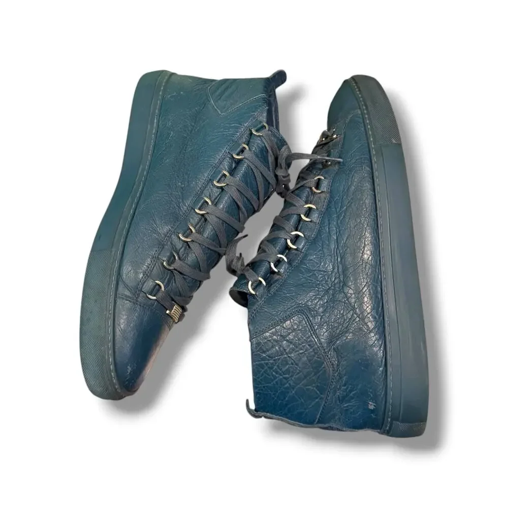 Balenciaga Arena High Ocean Blue Sneakers | Size 45EU(12US) - Balenciaga